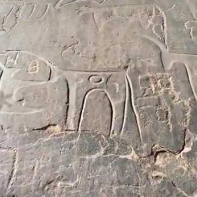 نقوش صخرية بشار 