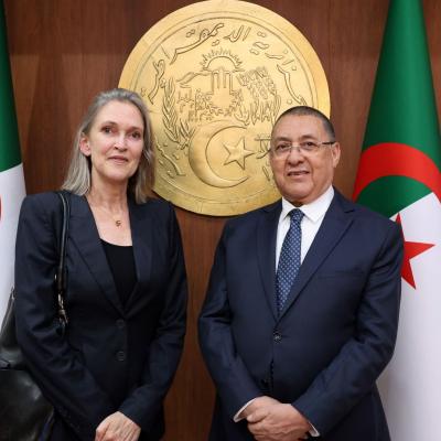 السيد مراد يستقبل سفيرة مملكة هولندا بالجزائر  