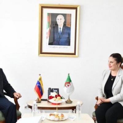جيلالي تبحث مع نظيرها الفنزويلي سبل تعزيز التعاون الثنائي 