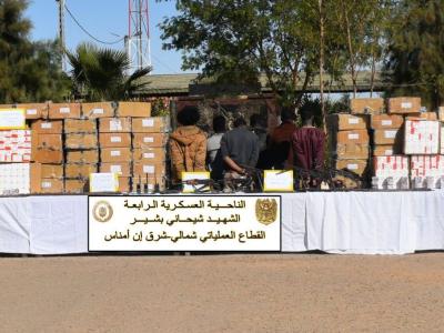 Six narcotrafiquants arrêtés et une quantité d'armes saisie à In Amenas 