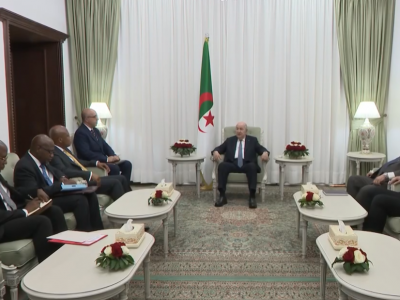  رئيس الجمهورية يستقبل وزير الخارجية الغاني 